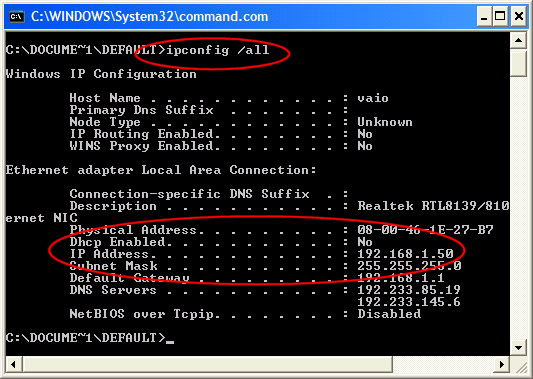 hotComm FAQ: Assign Static IP Address (Windows XP)