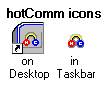 hotComm icons