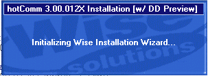 Wise splash screen