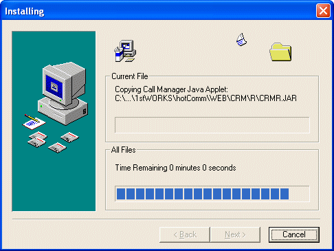 Installing files