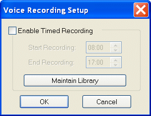 Audio Recording Setup